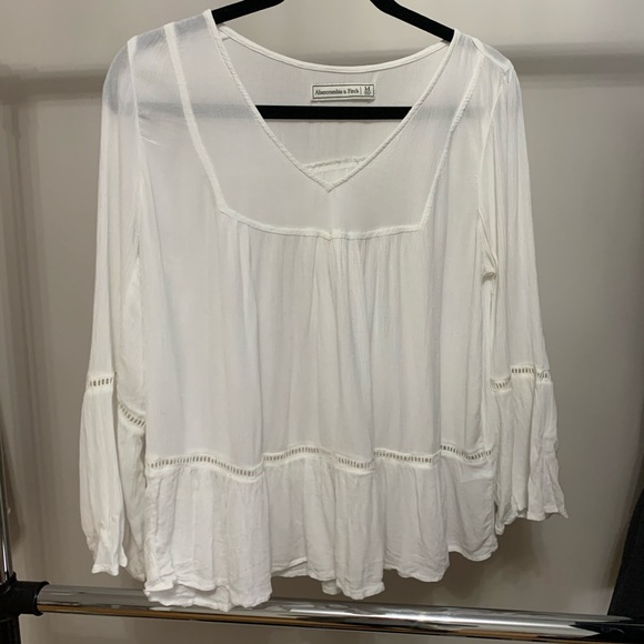 Abercrombie & Fitch quarter sleeve top - Picture 4 of 4